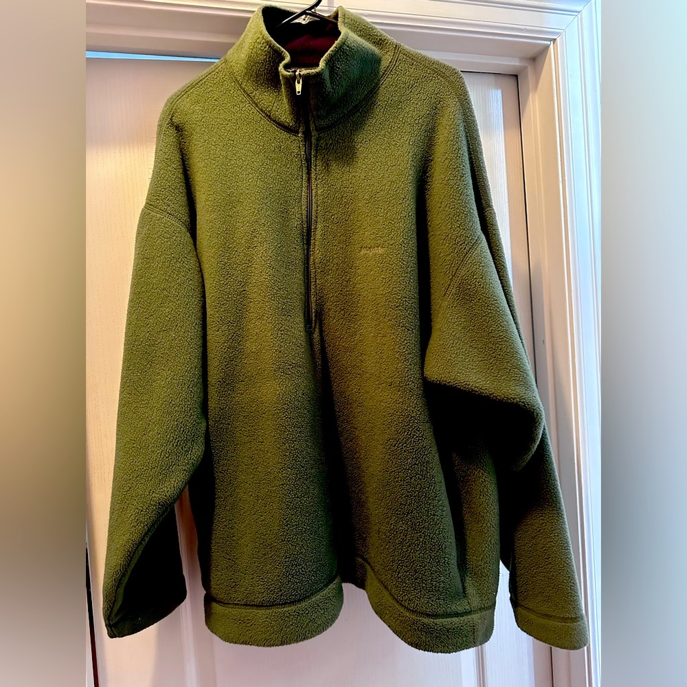 Patagonia XXL Men’s 1/2 zip retro pile pullover, green